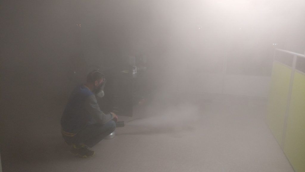 Сухой туман от запахов. Обработка сухим туманом в Уфе.